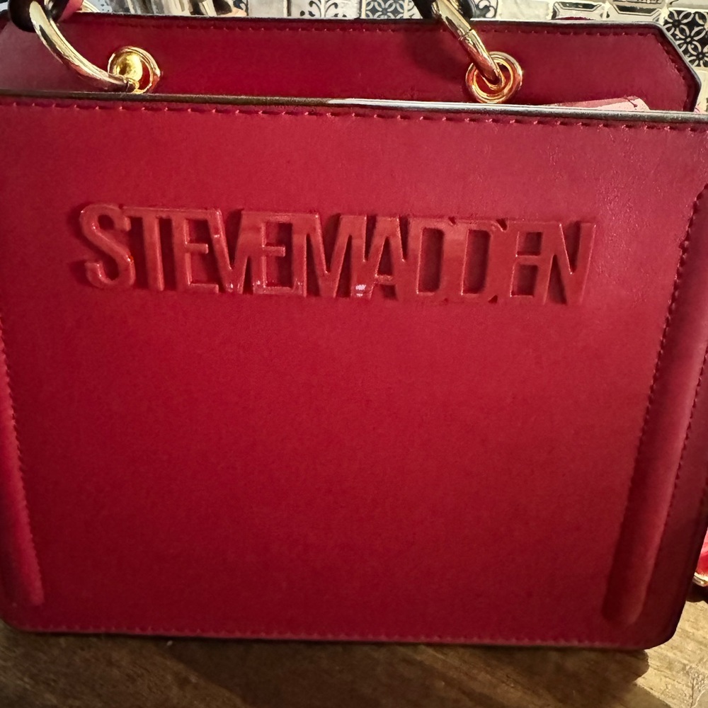 Steve Madden Bold Red Shoulder Bag